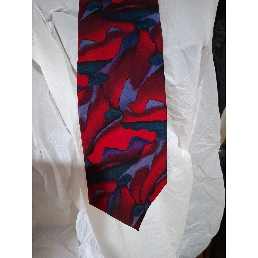 Jerry Garcia Capillaries Limited Collection Tie Lot Necktie Blue Abstract Silk